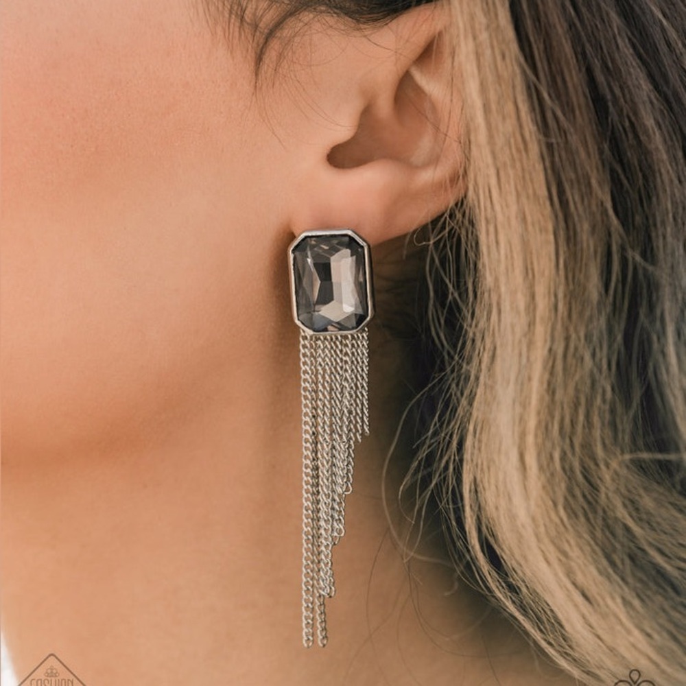 Save for a REIGNy Day - Silver Earrings